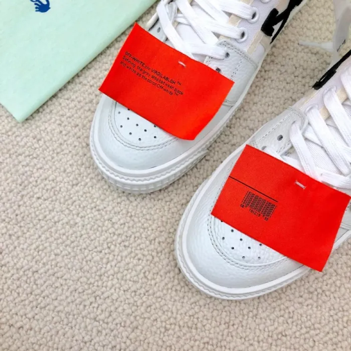 OFF-WHITE Off Court 3.0 Leather White White Orange