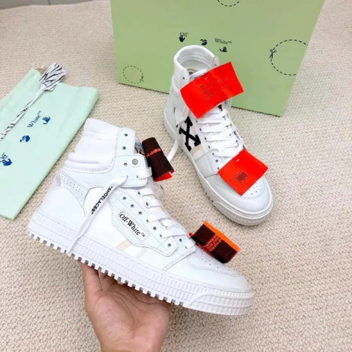 OFF-WHITE Off Court 3.0 Leather White White Orange