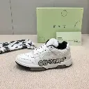 OFF-WHITE Out Of Office OOO Low Tops Off-White White Black