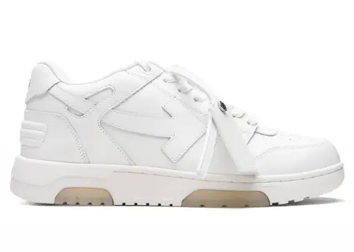 OFF-WHITE Out Of Office OOO Low Tops Triple White